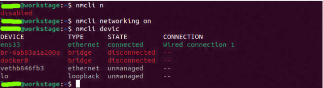 nmcli解决ubuntu或者centos Networkmanager网卡无法管理的问题
